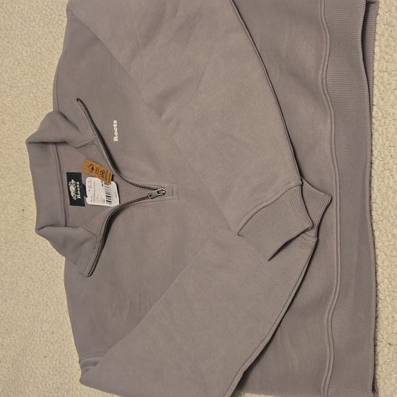 Roots Cloud Half-Zip – Gull Grey, Women’s M – NWT - Picture 7 of 10